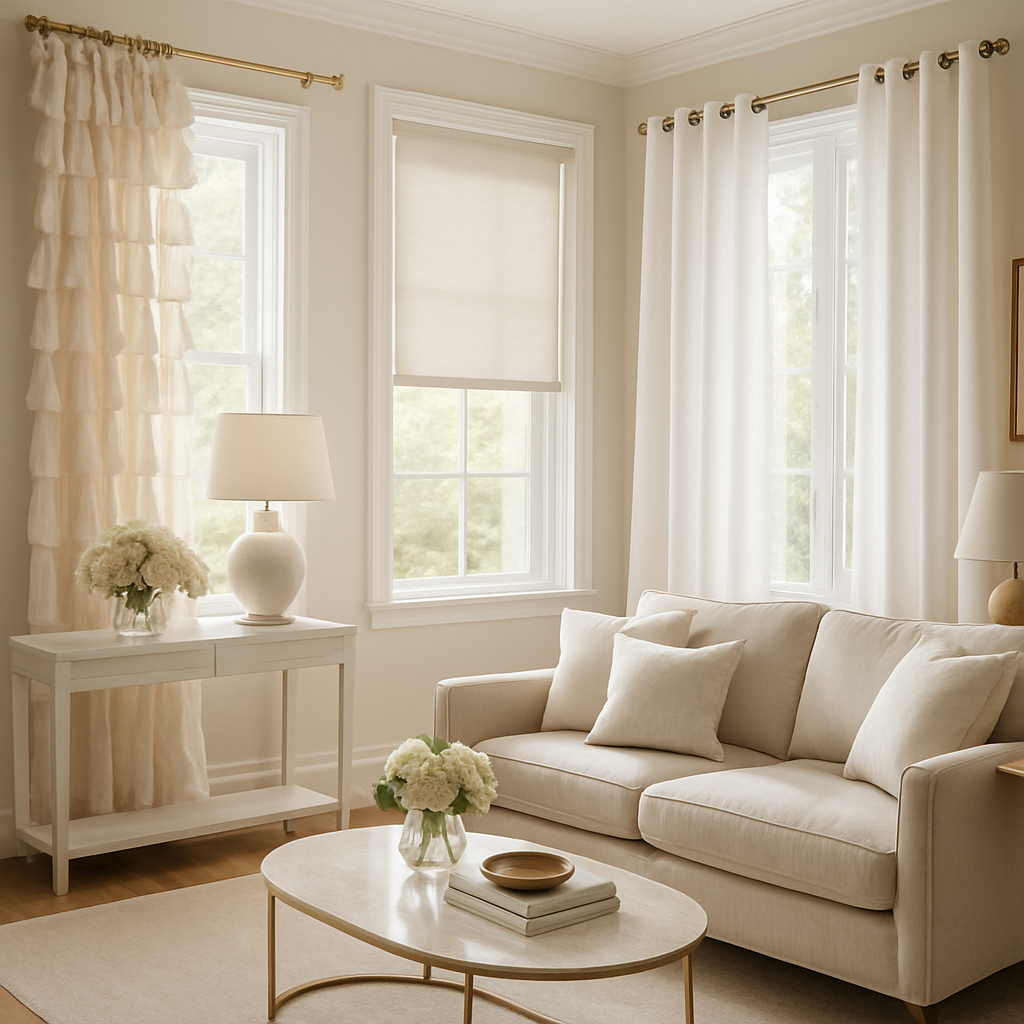 Les Différents Types de Rideaux et Stores : Élégance et Praticité pour Votre Décoration de Fenêtres