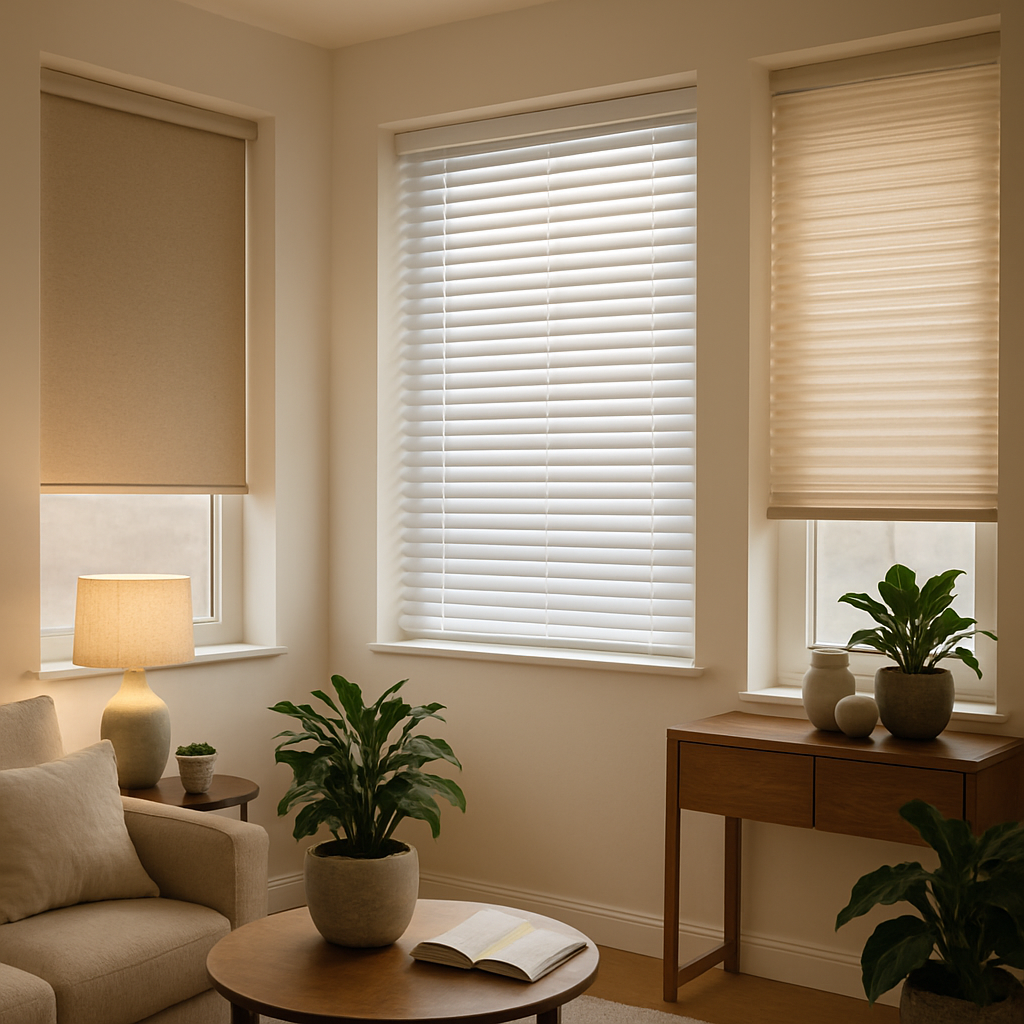 Les Différents Types de Stores : Élégance et Fonctionnalité pour Votre Décoration de Fenêtres